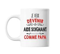 Mug Je Veux Devenir Aide Soignant Comme Papa Tasse Cadeau Personnalisé