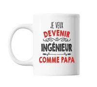 Mug Je Veux Devenir Ingénieur Comme Papa Tasse Cadeau Personnalisé