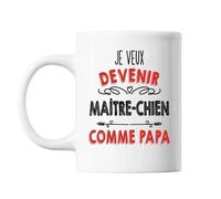 Mug Je Veux Devenir Maître-Chien Comme Papa Tasse Cadeau Personnalisé