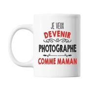 Mug Je Veux Devenir Photographe Comme Maman Tasse Cadeau Personnalisé