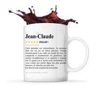 Mug Jean-Claude Avis Pote Recommandation Tasse Amitié Cadeau Anniversaire Noël Santa Secret
