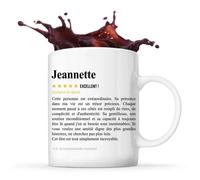 Mug Jeannette Avis Pote Recommandation Tasse Amitié Cadeau Anniversaire Noël Santa Secret