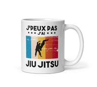 Mug jiu jitsu je peux pas j'ai jiu jitsu vintage judoka tasse jiu jitsu humour retro