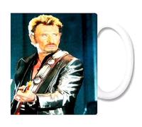 Mug Johnny Hallyday Tasse céramique, personnalisé un prénom