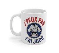 Mug Judo - J'Peux Pas J'ai Judo - Tasse Cadeau pour les Passionnés d'Arts Martiaux Taille 11oz