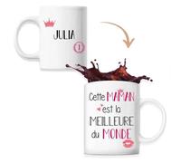 Mug Julia Meilleure Maman Tasse Prénom Idée Cadeau Fête Des Mères Fille Tante Humour