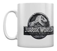 Mug - Jurassic World - Logo - 325 ml - Céramique - Blanc/Gris