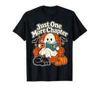 Mug Just One More Chapter Ghost Reading avec Chat et Citrouille T-Shirt