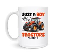 Mug Juste Un Garçon Qui Aime Les Tracteurs 330Ml Tasse Impression Pratiques Mugs Pour Homme Collègue Ami