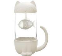 AltoBuy Mug Kawaii Chat avec infuseur en Forme de Poisson de 30 cl