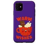 Mug Kawaii Hot Chocolate Warm Wishes Coque pour iPhone 11