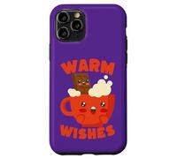 Mug Kawaii Hot Chocolate Warm Wishes Coque pour iPhone 11 Pro