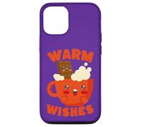 Mug Kawaii Hot Chocolate Warm Wishes Coque pour iPhone 12/12 Pro
