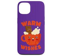 Mug Kawaii Hot Chocolate Warm Wishes Coque pour iPhone 13