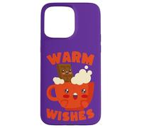 Mug Kawaii Hot Chocolate Warm Wishes Coque pour iPhone 15 Pro Max