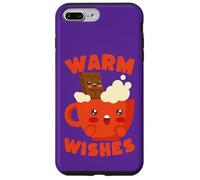 Mug Kawaii Hot Chocolate Warm Wishes Coque pour iPhone 7 Plus/8 Plus