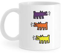 Mug Keith Haring 10 Dessin Animé Anime Tasse À Café Tasse À Thé En Céramique Tasse À Cacao Grande Capacité Unisexe Cadeau Créatif Personnalisé 330 Ml