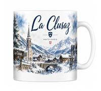 Mug La Clusaz - Haute-Savoie, Cœur des Aravis - Céramique 330 ml