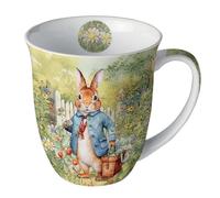 Mug lapin de jardin en porcelaine fine 400 ml