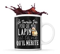 Mug Lapin Je travaille dur