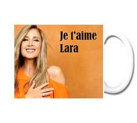Mug Lara Fabian Personnalisé. Prénom de votre choix