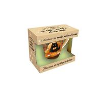 Larousse Mug Le bonheur c'est un café, un livre et un chat – Coffret 1 mug