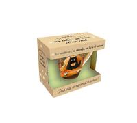Larousse Mug Le bonheur c'est un café, un livre et un chat – Coffret 1 mug