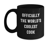 Mug Le Cuisinier Le Plus Cool Du Monde Tasse À Cappuccino 330Ml | Tasses à Thé Personnalisable Élégant Gobelet pour Amoureux Amis Anniversaire