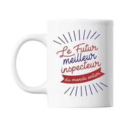 Mug Le Futur Meilleur Inspecteur Du Monde Entier Tasse Cadeau Personnalisé