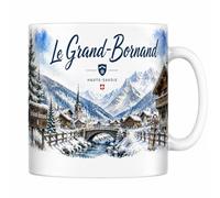 Mug Le Grand-Bornand - Haute-Savoie, Village des Aravis - Céramique 330 ml