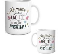 STC Mug céramique Le Matin Je suis Une fée. la fée pachier !