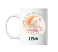 Mug Léna Adorable Bébé Quand Je Dors Lapin Tasse Cadeau Bébé Enfant