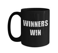Mug Les Gagnants Gagnent Gobelet 330Ml | Tasse à Café Porcelaine Sublimation Mug à café pour Noël Anniversaire Cuisine