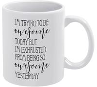 Mug « Les gens gentils sont mon genre de personnes » - Mug fantaisie en céramique imprimé recto verso avec anse - Idéal pour le café, le thé ou le lait - Cadeau pour femmes et hommes - 325 ml