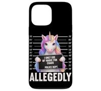 Mug Licorne I Only Use My Magic for Chaos Allegedly Coque pour iPhone 13 Pro Max