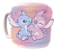 Mug | Lilo & Stitch | Fuzzy Mug Planetery Stitch & Angel (new Design)