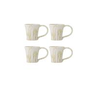 Mug lot de 4 en grès vert Joseph