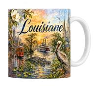 Mug Louisiane - Vieux Carré, Bayous & Jazz - Céramique 330 ml