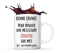 Mug Loulou Ça N'existe Pas Tasse Cadeau Saint Valentin Couple Famille Amis Anniversaire Noël