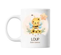 Mug Loup Bébé D'amour Abeille Cadeau Bébé Et Naissance