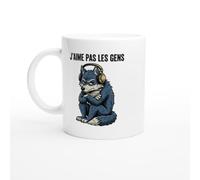 Mug Loup Boudeur Humour J'aime Pas Les Gens