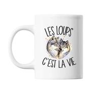 Mug Loup C'est La Vie Tasse Cadeau Personnalisé