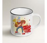 Mug Lover - The World's Greatest Grandpa - (ENGLISH) - Mug gift idée with envelope, greeting card and organza