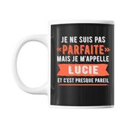 Mug - Lucie - Personnalisé - Céramique - 325 ml - Résistant lave-vaisselle et micro-onde