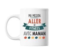 Mug Ma Mission Fitness Avec Maman Tasse Cadeau Personnalisé