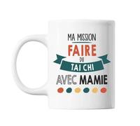 Mug Ma Mission Tai Chi Avec Mamie Tasse Cadeau Personnalisé