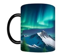 Mug Magie de Couleur | 350ml Mug Effet Aurore Boréale Chaleur | Tasse Céramique Boisson Maison Anniversaire Ami | Cadeau Noël Halloween Café