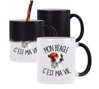 Mug magique Beagle c'est la vie Chien | Tasse changement de couleur