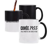 Mug Magique Cuvée 1955 Tasse Anniversaire 67 Ans Humour Alcool Changement De Couleur