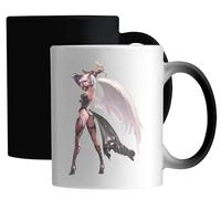 Mug magique en céramique avec arbalète ange Pin Up Babe Blanc